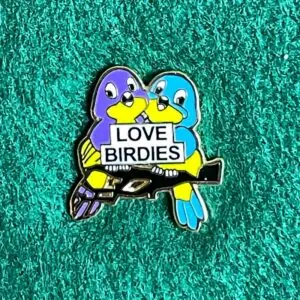 Purple & Blue Birds (Love Birdies)