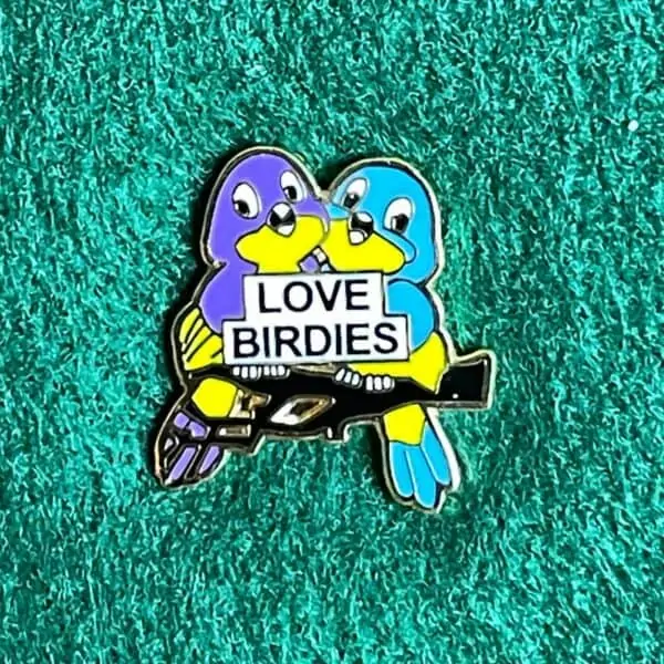 Purple & Blue Birds (Love Birdies)